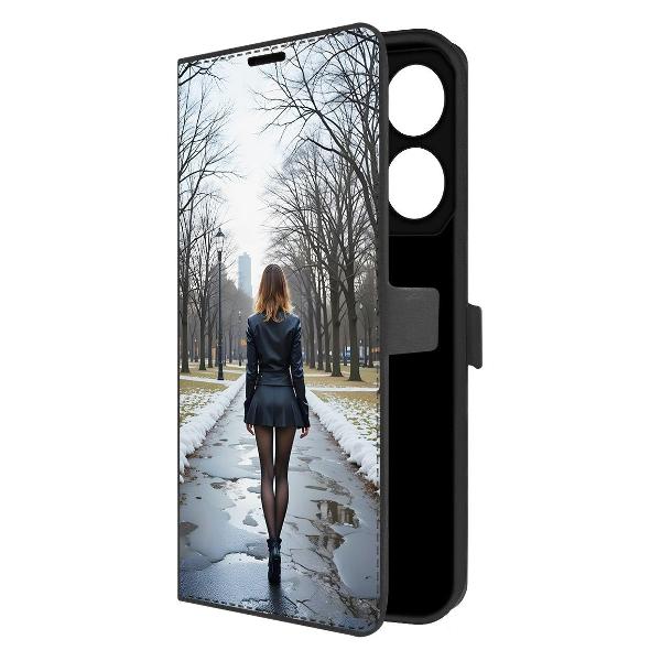 Чехол Krutoff Eco Book для TECNO Pova 6 Neo Весна в городе фото