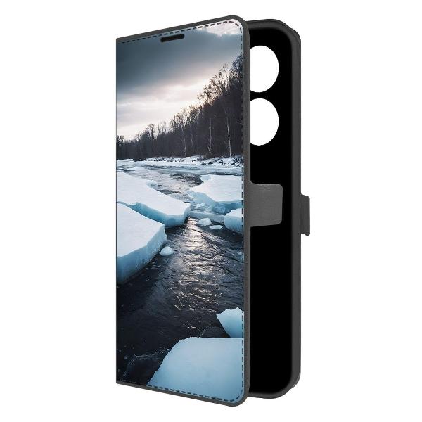 Чехол Krutoff Eco Book для TECNO Camon 20 Pro Весенний ледоход