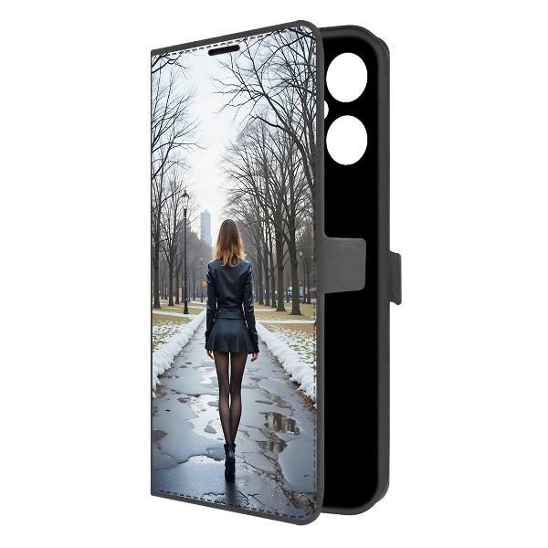 Чехол Krutoff Eco Book для TECNO Pova Neo 3 Весна в городе фото