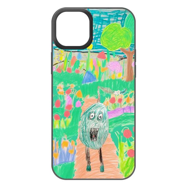 Чехол Krutoff Монстрогруш для iPhone 15 Plus черный