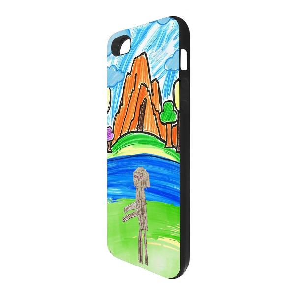 Чехол Krutoff Майнкрафт для iPhone 5/5s черный