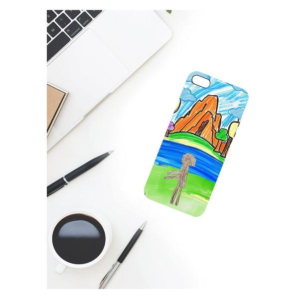 Чехол Krutoff Майнкрафт для iPhone 5/5s черный