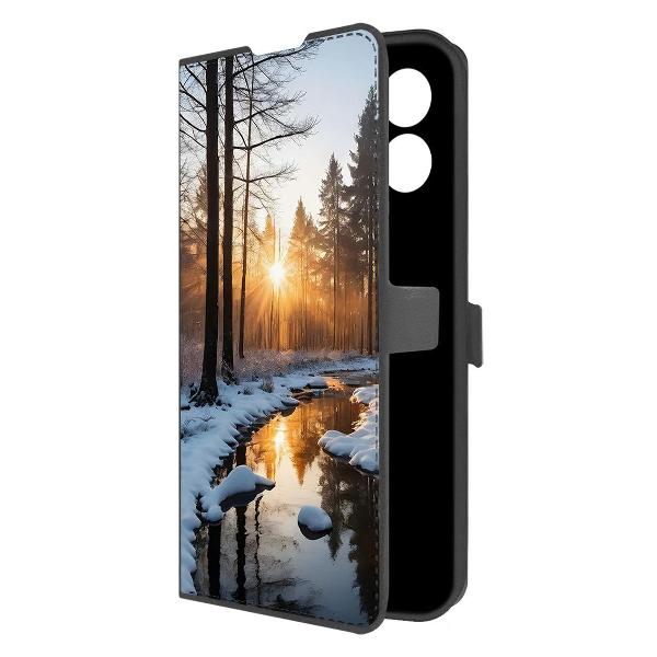 Чехол Krutoff Eco Book для Honor X8b Весна в лесу фото