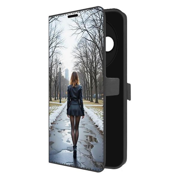 Чехол Krutoff Eco Book для TECNO Spark 30 Весна в городе