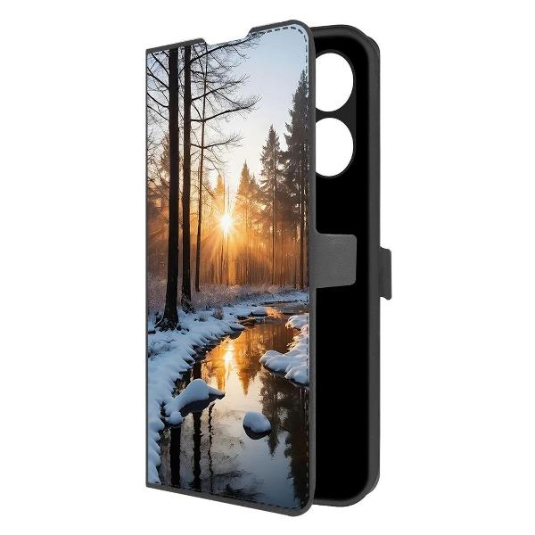 Чехол Krutoff Eco Book для TECNO Pova 5 Весна в лесу фото