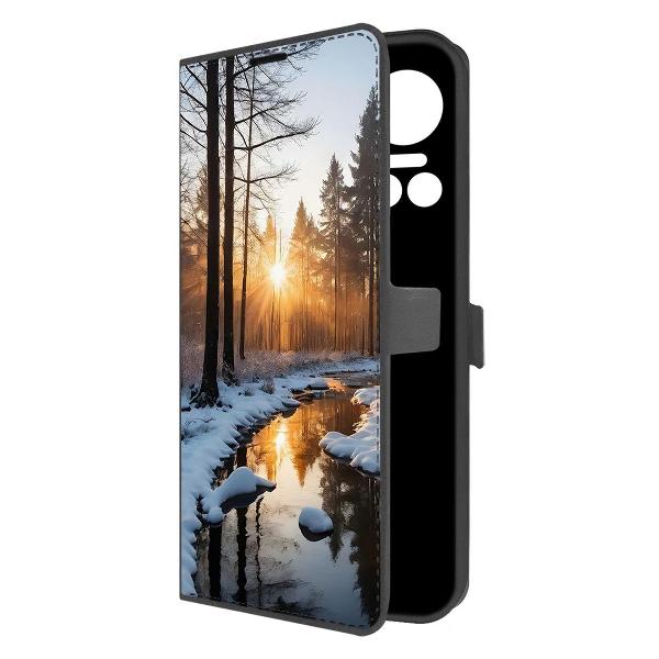 Чехол Krutoff Eco Book для ITEL Vision 5 Весна в лесу фото