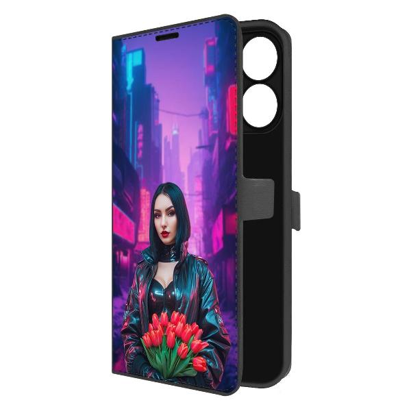 Чехол Krutoff для Xiaomi Redmi Note 14 4G Киберпанк-весна фото
