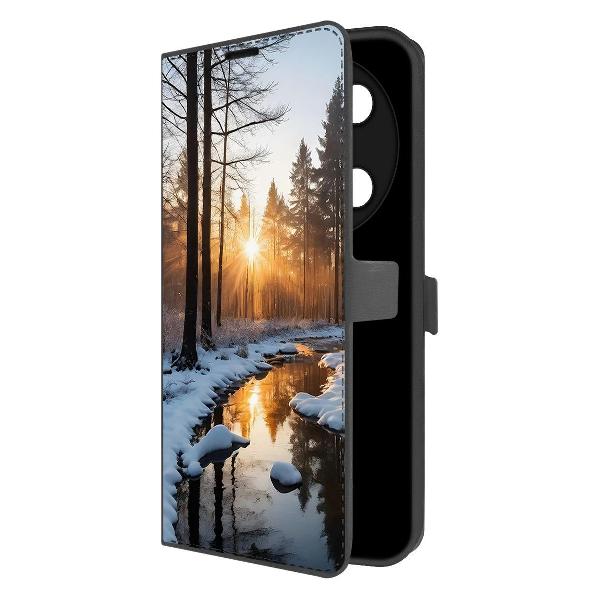 Чехол Krutoff Eco Book для ITEL RS4 Весна в лесу фото