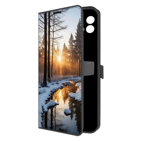 Чехол Krutoff Eco Book для Realme Narzo 50i Весна в лесу