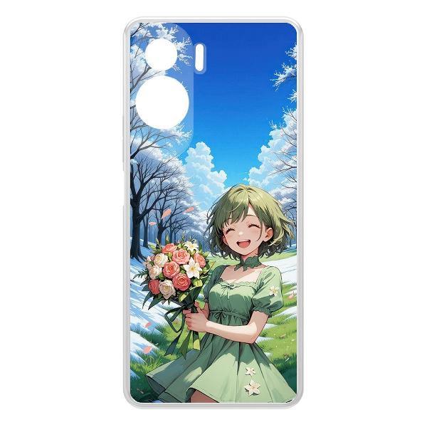 Чехол Krutoff Clear Case Аниме Весна для Honor 90 Lite