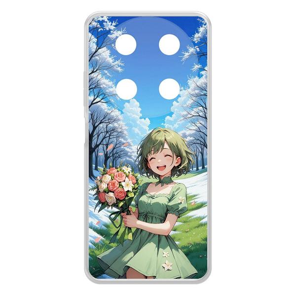 Чехол Krutoff Clear Case Аниме Весна для ITEL RS4 фото