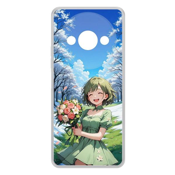 Чехол Krutoff Clear Case Аниме Весна для Xiaomi Redmi A3 фото