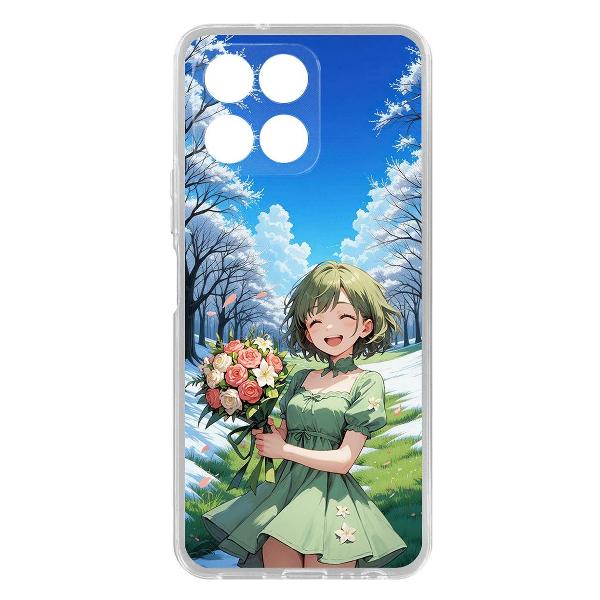 Чехол Krutoff Clear Case Аниме Весна для Honor X6a