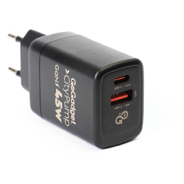 Сетевое зарядное устройство GoGadget CityPump 45W (CH005)