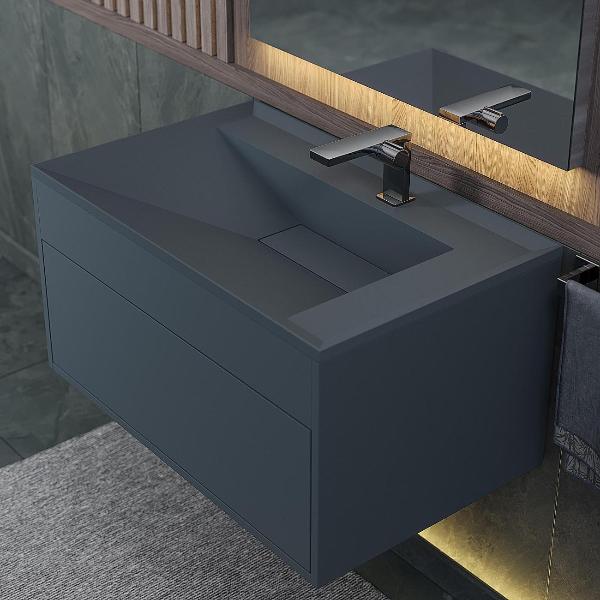 Раковина встраиваемая Uperwood Lotus Quartz 80 Bet