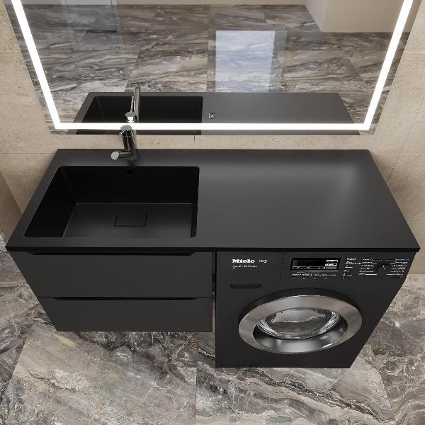 Раковина встраиваемая Uperwood Cosmos Quartz 120 left Cha