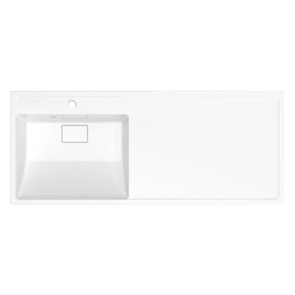 Раковина встраиваемая Uperwood Magenta 110 left Wh