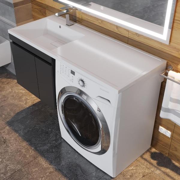 Раковина встраиваемая Uperwood Magenta 110 left Wh