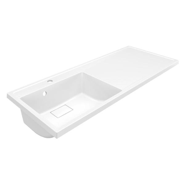 Раковина встраиваемая Uperwood Magenta 120 left Wh