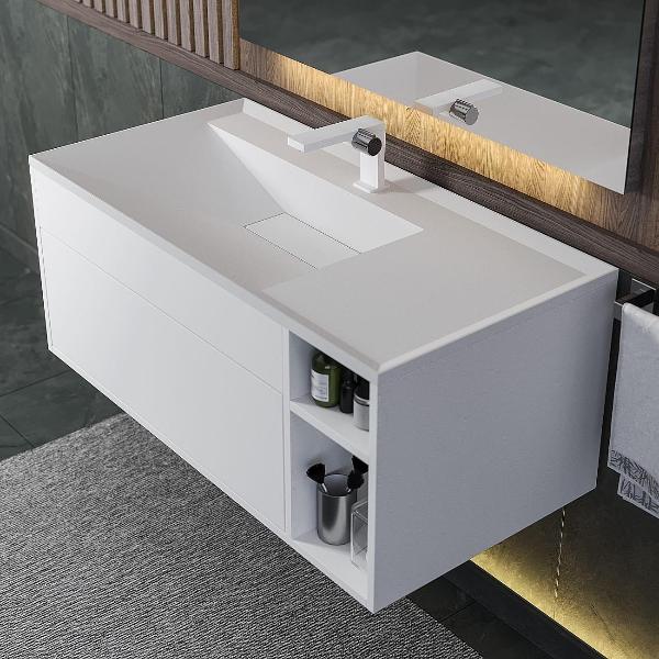 Раковина встраиваемая Uperwood Lotus Quartz 100 Jas