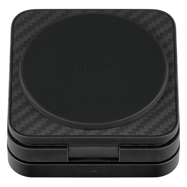 Беспроводное зарядное устройство uBear Balance 3 в 1 Kevlar, черный
