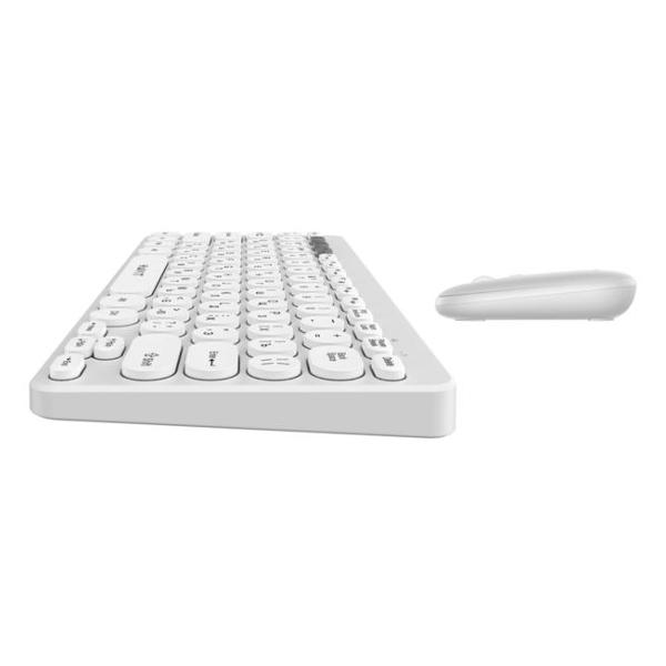 Комплект клавиатура+мышь Havit KB279GCM White+Grey
