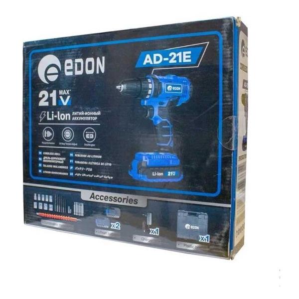Шуруповерт аккумуляторный Edon AD-21E