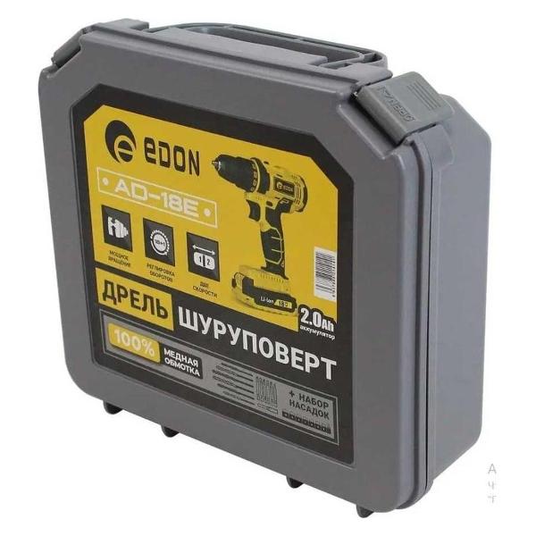 Шуруповерт аккумуляторный Edon AD-18E