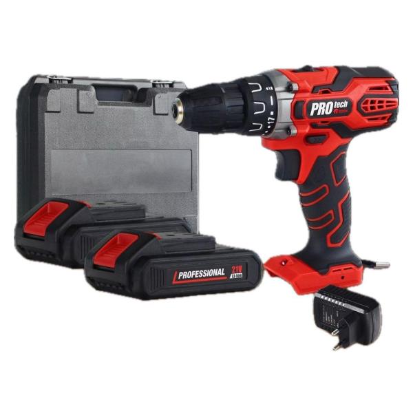 Шуруповерт аккумуляторный Edon PROtech PRO-21L2K