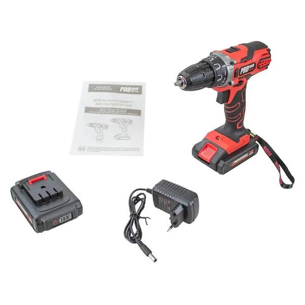 Шуруповерт аккумуляторный Edon PROtech PRO-21L2K-N1