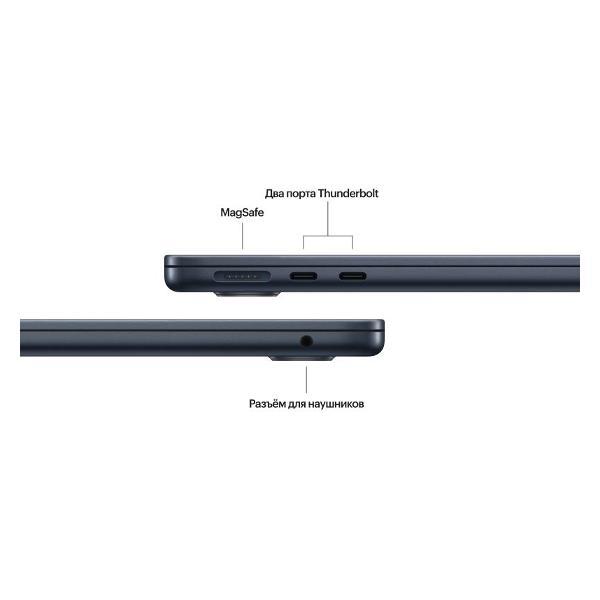 Ноутбук Apple MacBook Air 13 M3 (2024) 8/512GB Midnight MRXW3