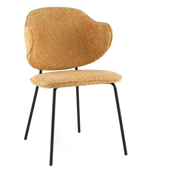 Стул обеденный Stool Group Bellamy, букле охра (комплект 2шт)