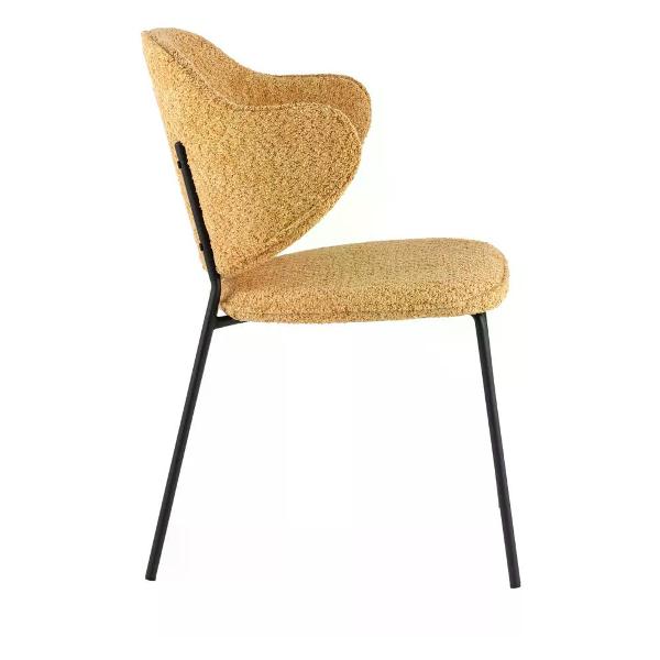 Стул обеденный Stool Group Bellamy, букле охра (комплект 2шт)