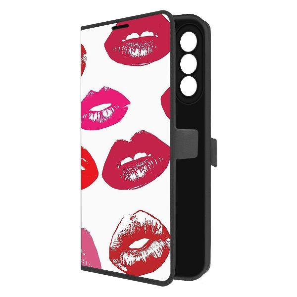 Чехол Krutoff Galaxy A26 5G Губы паттерн 2 фото