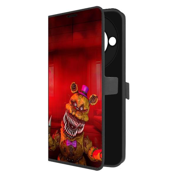 Чехол Krutoff Honor X9c Smart ФНАФ - Фредди атакует