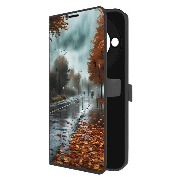 Чехол Krutoff Honor X9c Smart Осенний дождь