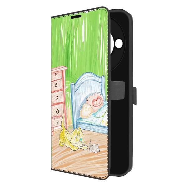Чехол Krutoff Honor X9c Smart Кошки-мышки