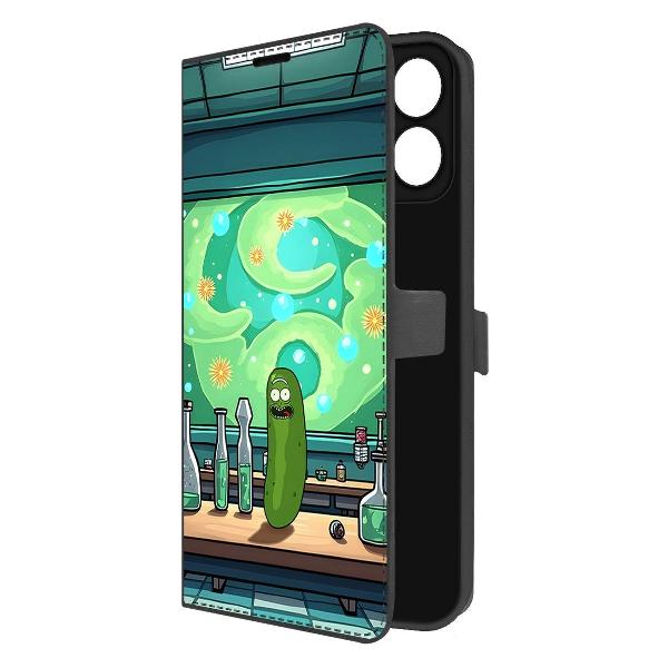 Чехол Krutoff Honor X7c Огурчик Рик фото