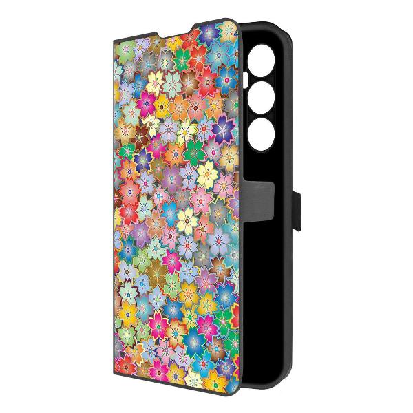 Чехол Krutoff Realme C65 Цветочный паттерн 4