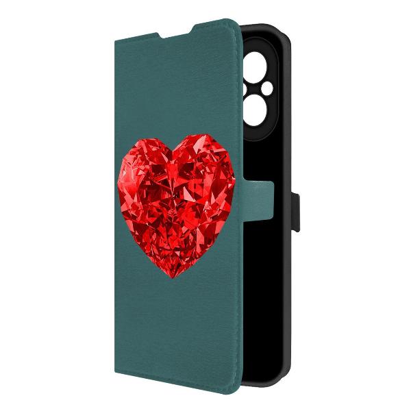 Чехол Krutoff Realme C67 Рубиновое сердце (524387)