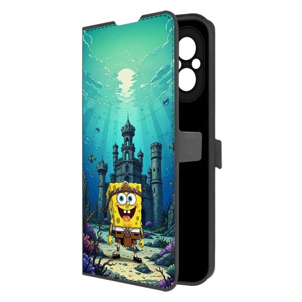Чехол Krutoff Realme C67 Губка Боб в прошлом