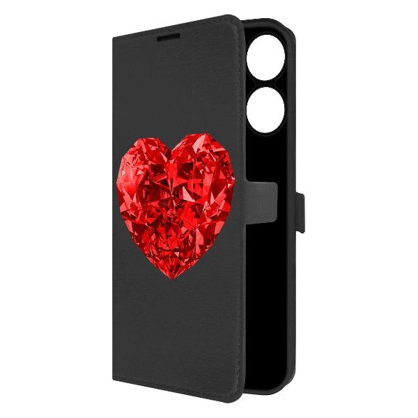 Чехол Krutoff Realme Note 60 Рубиновое сердце фото