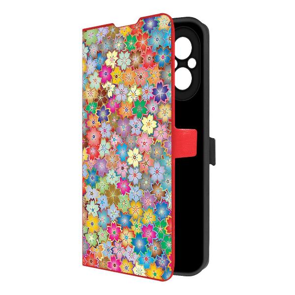 Чехол Krutoff Realme C67 Цветочный паттерн 4 (524284) фото