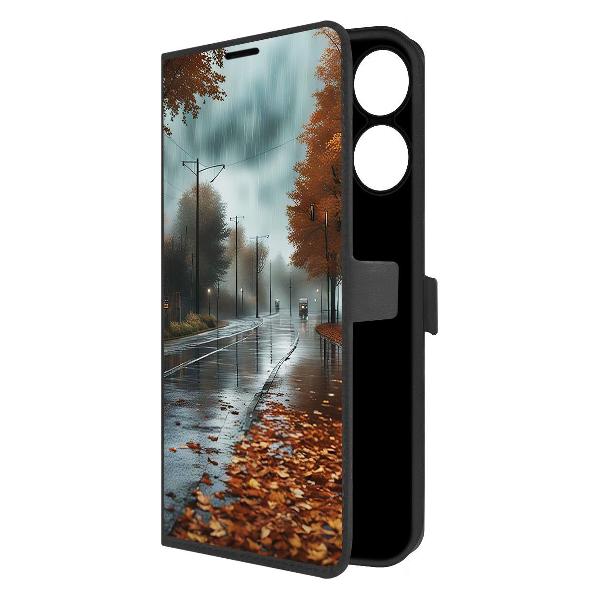 Чехол Krutoff Realme Note 60X Осенний дождь