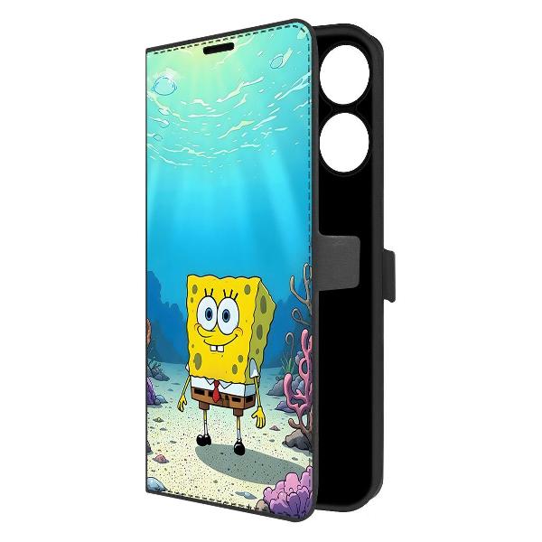 Чехол Krutoff Realme Note 60X Губка Боб