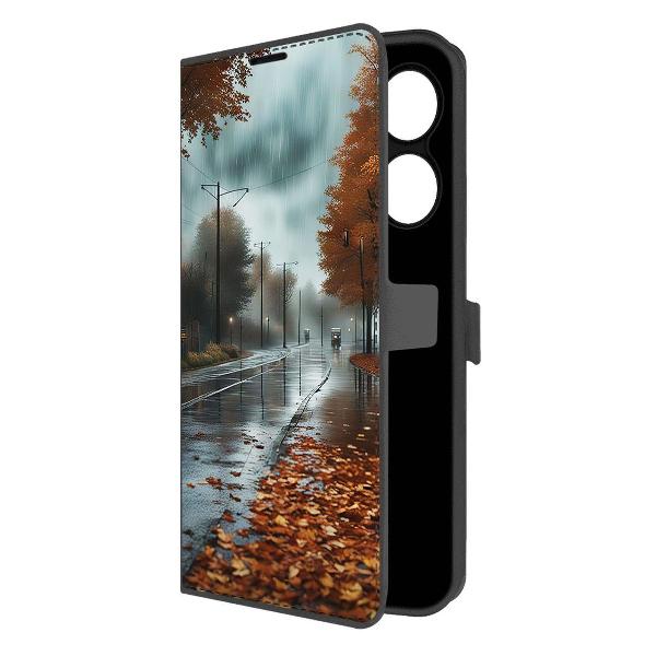 Чехол Krutoff TECNO Spark Go 2024 Осенний дождь фото