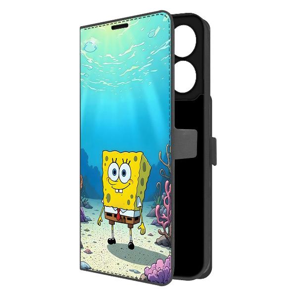 Чехол Krutoff для Xiaomi Poco C75 Губка Боб
