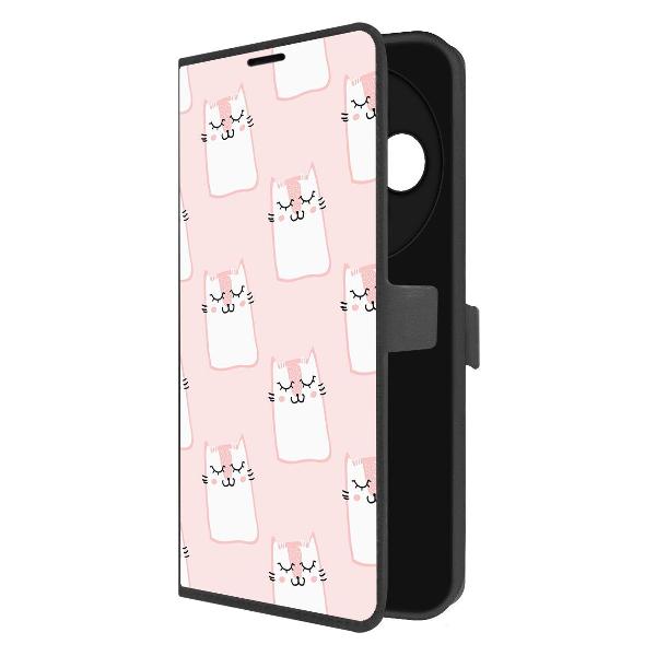 Чехол Krutoff для Xiaomi Poco C75 Котики паттерн фото