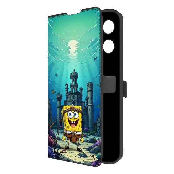 Чехол Krutoff TECNO Spark 30 Pro Губка Боб в прошлом