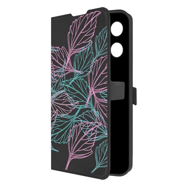 Чехол Krutoff TECNO Spark 30 Pro Листья паттерн фото